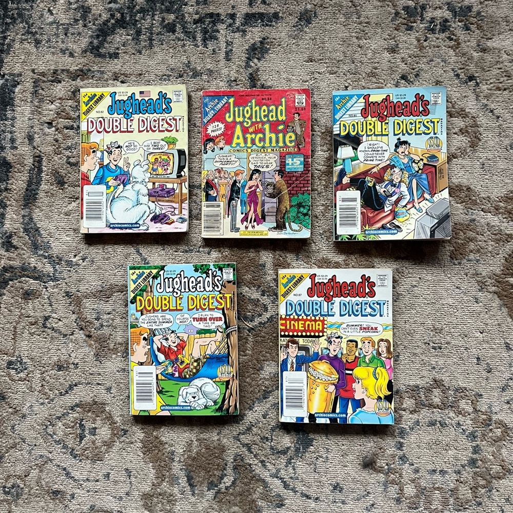 Vintage Jughead's Double Digest Comic Book Collection